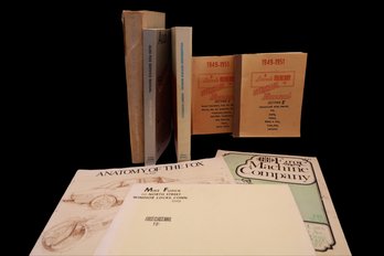 Vintage Automobile Service And History Books