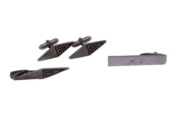 4 STERLING SILVER Tie Clips
