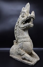14-16th Century Sukhothai Ceramic Naga Roof Finial-SHIPPABLE