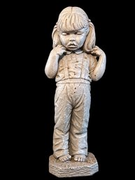 24' HEIGHT!!  1983 Henri Studio Signed CONCRETE Garden Statue