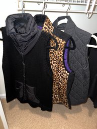 Eileen Fisher And Ralph Lauren Vests - Shippable