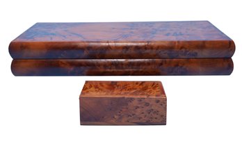 Beautifully Executed Vintage Backgammon Board In Birdseye Maple