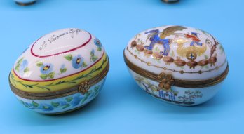 2 - TIFFANY & CO Private Stock Porcelain Egg Shaped Trinket Box Le Tallec-SHIPPABLE