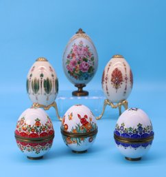 Collection 6  Vintage Egg Collection - Lenox, Russian And Austria