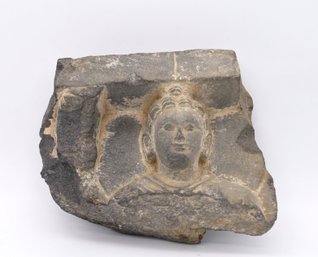 Ancient Old Buddha Stone Sculpture-SHIPPABLE