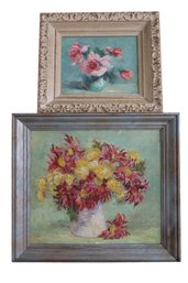 Vintage Pair Of Oil Paintings - Shippable