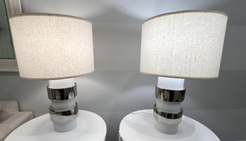 Pair Jamie Young Company - NASH Table Lamp
