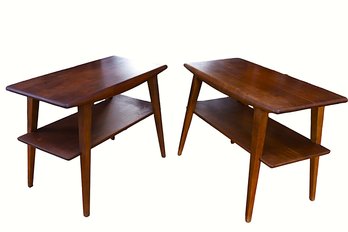 Mid Century Modern Teak  Heywood Wakefield Side Tables