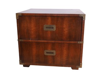 Fantastic Mid Century Modern Henredon Campaign Side Table