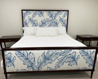 Stunning King Hickory Chair Custom Headboard Frame