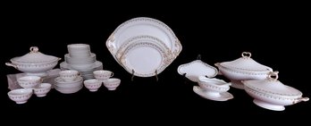 Beautiful Set Of Wm Gubrin & Co Limoges Dinnerware- Shippable