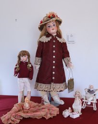 Vintage Doll Collection With Simon Halbig - Shippable