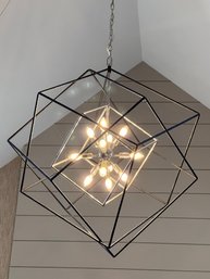 12 Light Geometric Chandelier