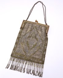 Antique French Beaded Purse -shippable