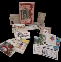 Remember - Letter Keepsake With Antique And Vintage Postcards And Correspondence With Family & Friends