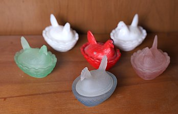 Six Covered Salt Cellars - Shippable