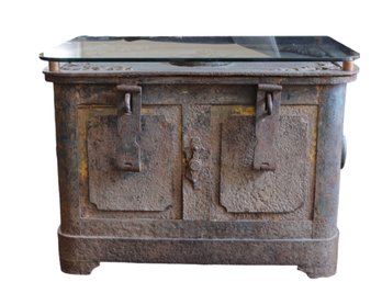 Resurrected From The Bottom Of The Ocean -Cast Iron Ship Chest