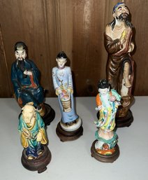 Five Vintage Asian Figures - Shippable