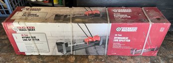 New Unopened Central Machinery 10 Ton Hydraulic Log Splitter