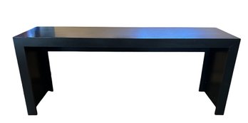 Vintage Black Modern Console Table