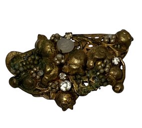 Vintage Miriam Haskel Intage Brooch/Pin- Shippable