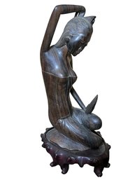 Vintage Balinese Wooden Sculpture- Shippable