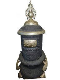 Beautiful Round Oak Wood Heating Stove