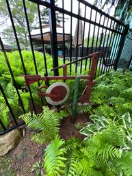 Antique Grinder Lawn Decor