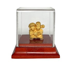 Limited Edition 24k GOLD Coated Wedding Couple Figurine-SHIPPABLE