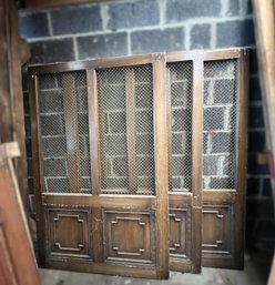 3 Vintage Confessional Doors