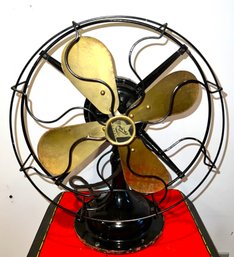 Antique Cast Iron ROBBINS MYERS OSCILLATING FAN