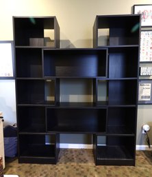 Crate And Barrel Puzzle Bookcase With Adjustable Shelving
