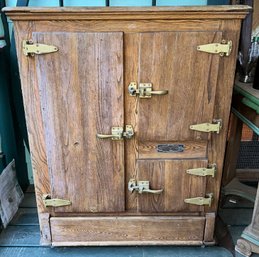 Vintage Monarch Oak Ice Box