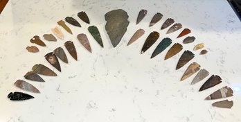 Collection Of Large Arrowheads -shippable