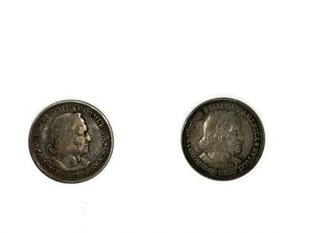 1893 Columbian Exposition Commemorative Old Silver Half Dollar -shippable