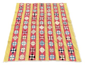 Vintage Hand Made Quilt -shippable