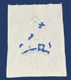 Vintage Handmade Babys Quilt- Shippable