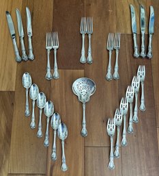 Sterling Silver Gorham Buckingham Flatware Serving For Six