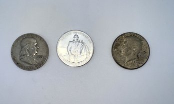 1953, 1964 And 250 Anniversary 1982 Silver Coins