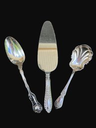 Three Sterling Silver Elegant Serveware Pieces