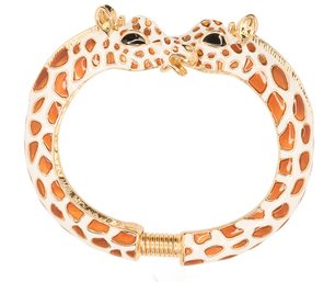 Kenneth Jay Lane Giraffe Heads Bangle- Shippable