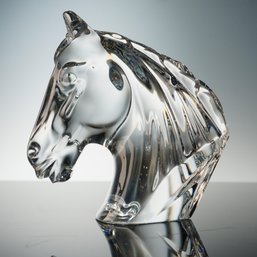 WATERFORD Crystal Horse Head Bust- Shippable