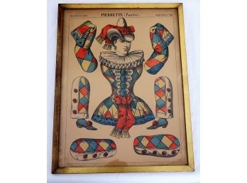 Pierrette (pantin) French D'Epinal -Art Nouveau- Shippable