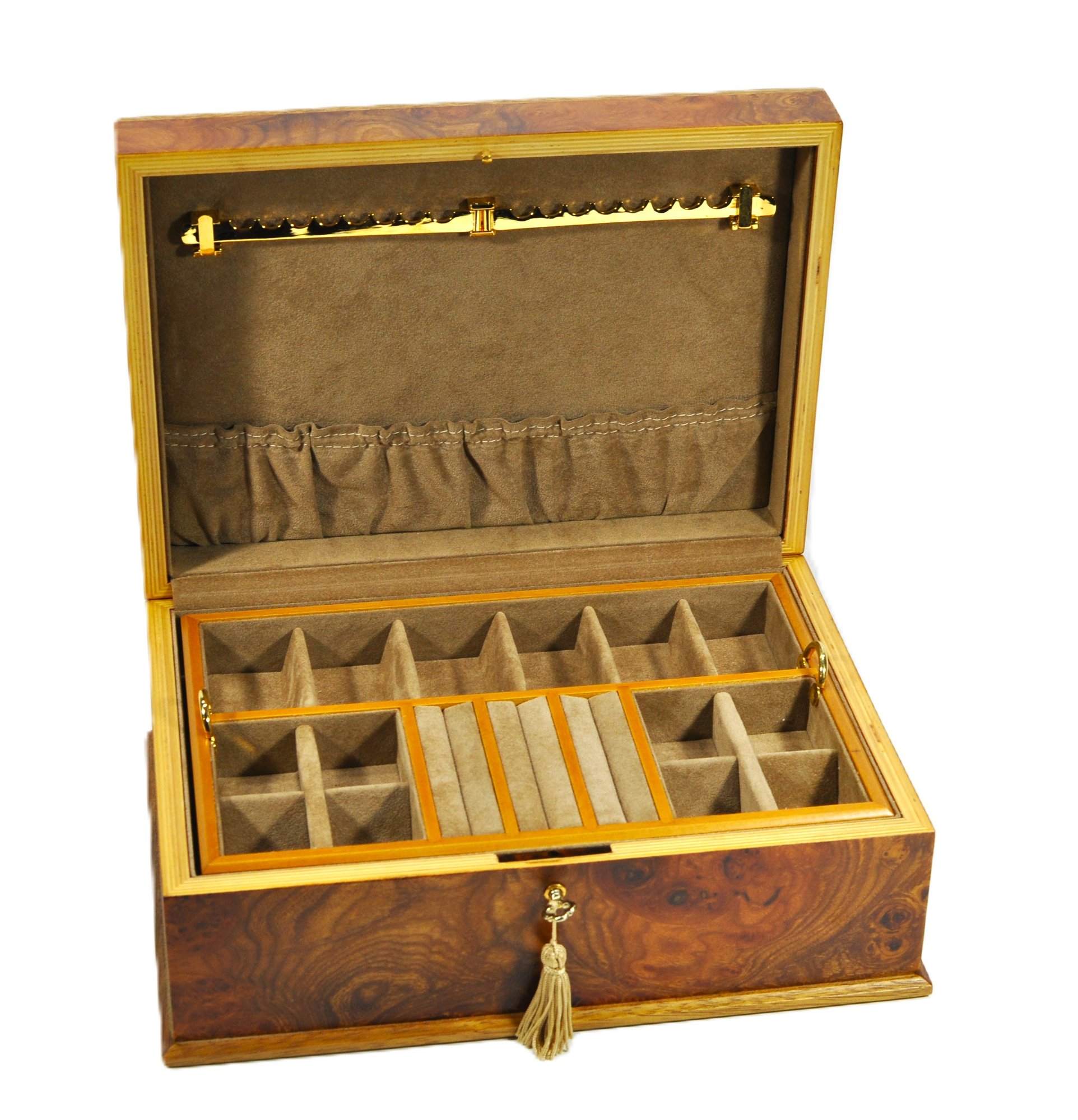 Gorgeous Agresti Italian Briarwood Jewelry Box #2289