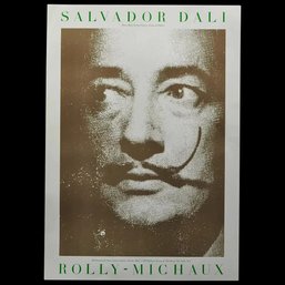 Original 1970s  Salvador Dali Exhibition Art Poster