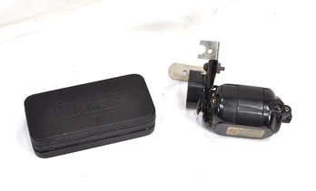 Vintage Singer Sewing Motor & Attachments In Original Case
