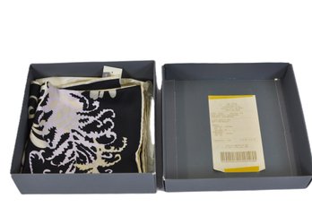 New Ann Taylor 100% Silk Scarf With Original Box & Tags