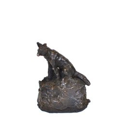 Charles Marion Russell (1864-1926) Small Bronze Coyote Sculpture