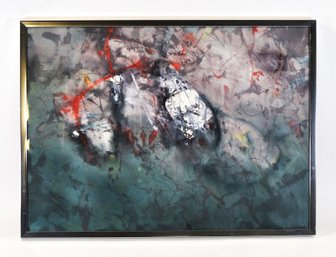 George DAlmeida (20th Century) Abstract Watercolor, 1984