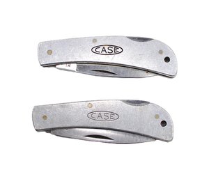 Pair Of Vintage Case XX Folding Pocket Knives, USA